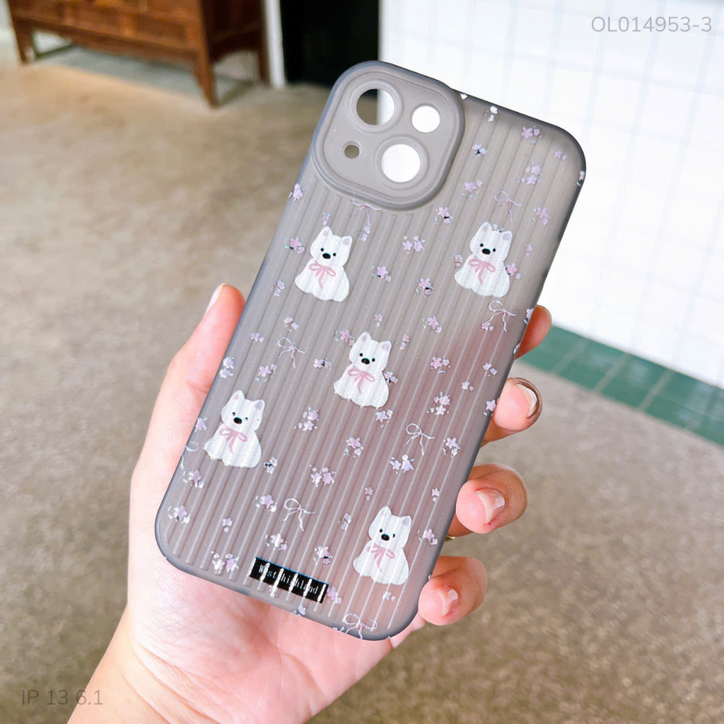 Ốp iPhone 13 6.1 dẻo vân vali