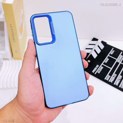 Ốp Samsung A06 4G Lưng nhám bạc full màu