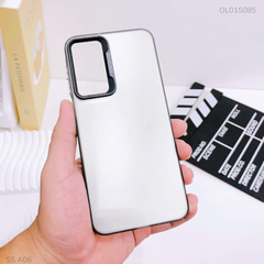 Ốp Samsung A06 4G Lưng nhám bạc full màu