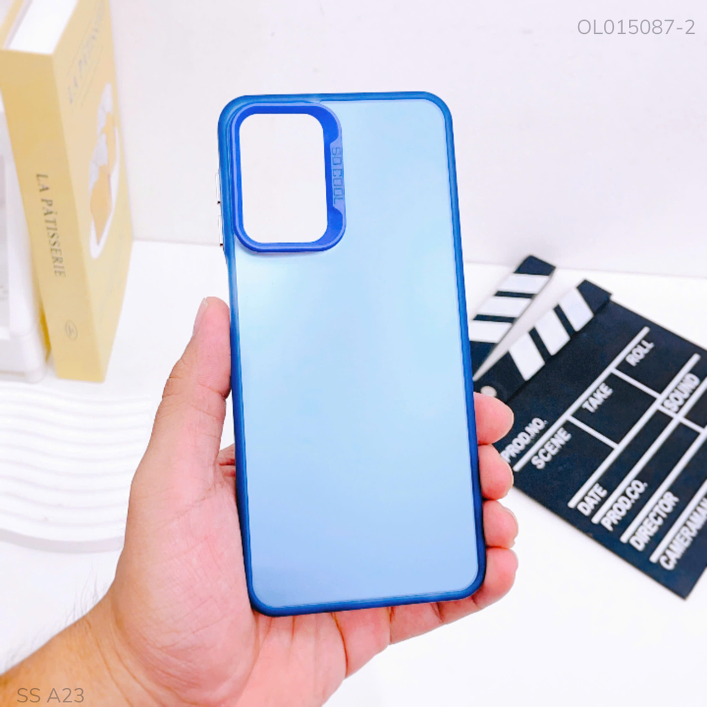 Ốp SS A23 Lưng nhám bạc full màu