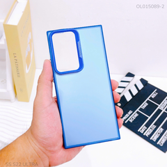 Ốp SS S22 Ultra Lưng nhám bạc full màu