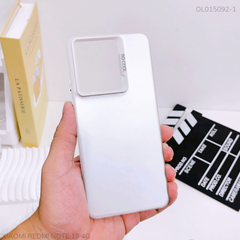 Ốp Xiaomi Redmi Note 13 4G Lưng nhám bạc full màu