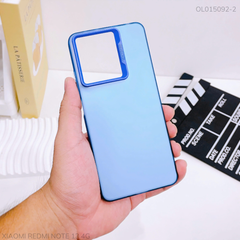 Ốp Xiaomi Redmi Note 13 4G Lưng nhám bạc full màu