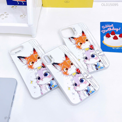 ** Ốp iPhone X lưng cứng cáo thỏ núp tường