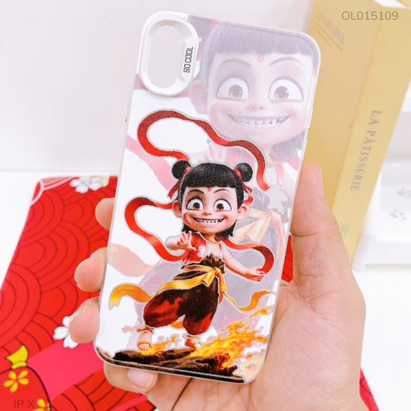 ** Ốp iPhone X lưng cứng in hình Natra