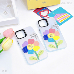Ốp IP 11 6.1 phản quang hoa Flower Colorful