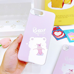 Ốp IP 7+/8+ lưng cứng gấu Bear Cathmieu