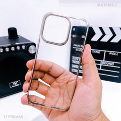 Ốp IP 13 Pro Max Likgus lưng trong viền cứng xi màu