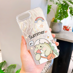 Ốp IP 7+/8+ vân sóng ánh bạc Khủng long Hi Summer