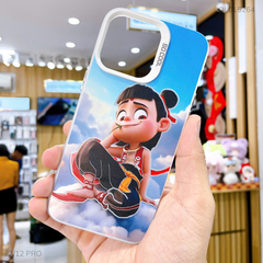 Ốp IP 12/12 Pro lưng cứng in hình Natra ngồi mây
