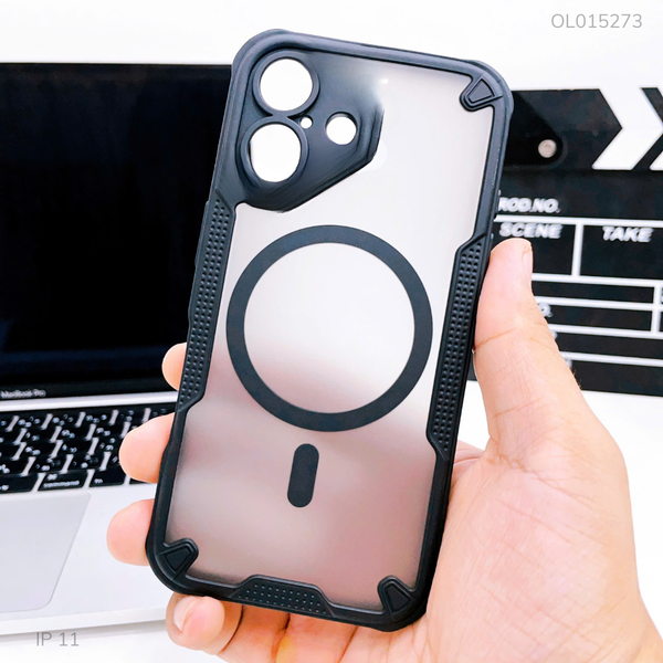 Ốp IP 11 6.1 Likgus nhám magsafe chống sốc bảo vệ camera