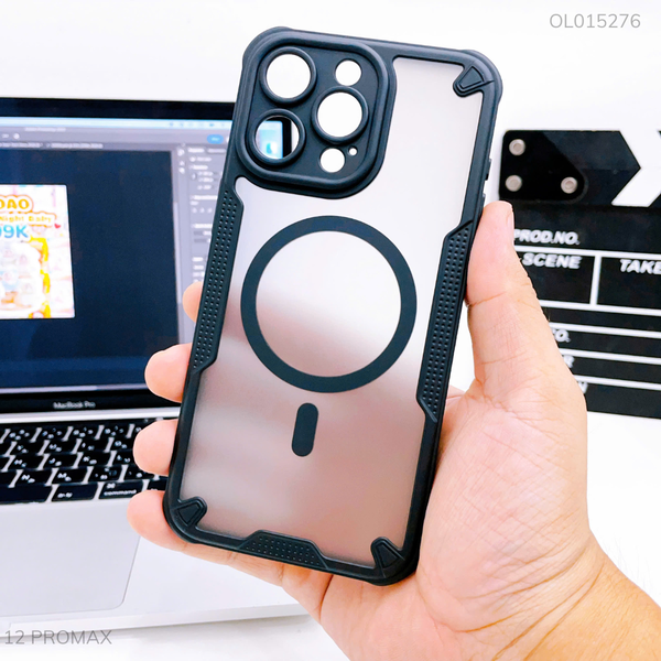 Ốp IP 12 Pro Max Likgus nhám magsafe chống sốc bảo vệ camera