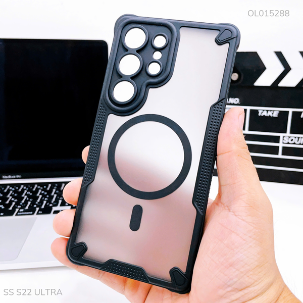Ốp SS S22 Ultra Likgus nhám magsafe chống sốc bảo vệ camera
