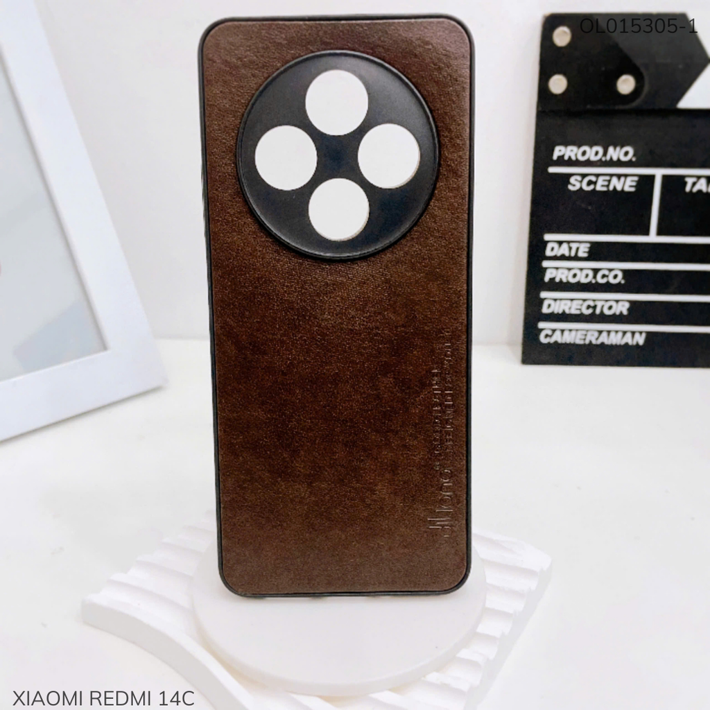 ** Ốp Xiaomi Redmi 14C vân giả da Diliana