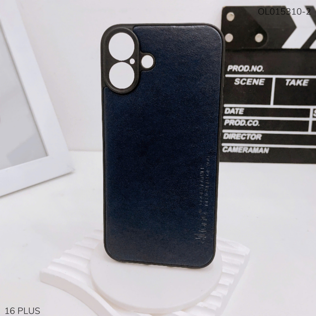 ** Ốp iPhone 16 Plus vân giả da Diliana