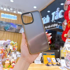 ** Ốp IP 16 Pro Likgus lưng nhám viền màu