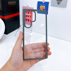 Ốp Samsung S25 Ultra Likgus lưng trong viền màu camera trơn