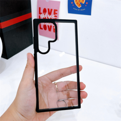 Ốp SS S25 Ultra Likgus lưng trong viền màu camera trơn