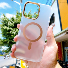 ** Ốp iPhone 16 Pro Max Keephone lưng nhám magsafe viền camera kim loại