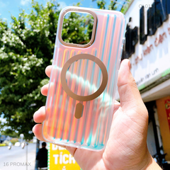 ** Ốp iPhone 16 Pro Max X-level vân sọc đứng Neo Glow