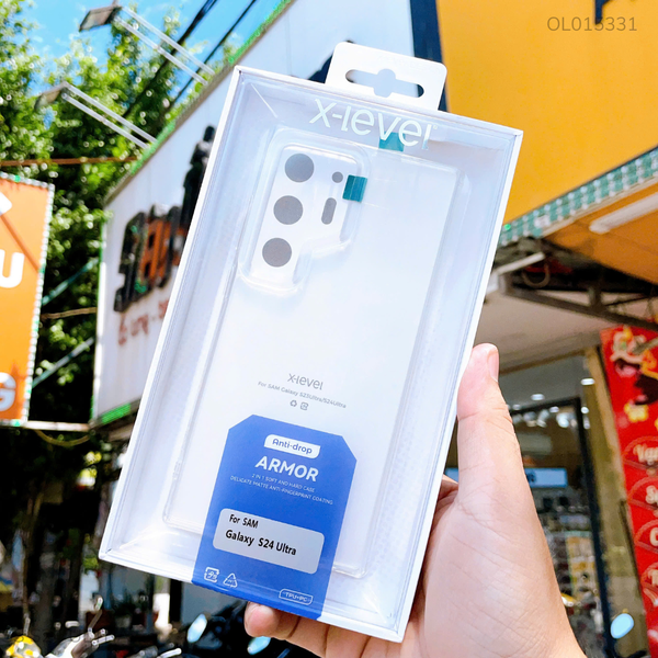 ** Ốp SS S24 Ultra X-Level trong cứng viền dẻo Amor