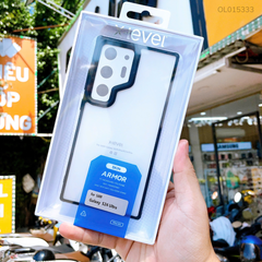 ** Ốp SS S24 Ultra X-Level lưng nhám viền đen Amor