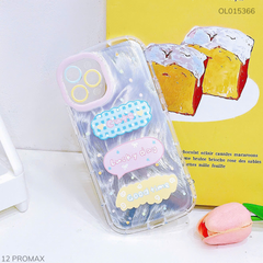 ** Ốp IP 12 Pro Max dẻo đệm vân ánh sóng Lucky Day