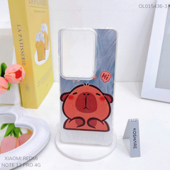 Ốp Xiaomi Redmi Note 13 Pro 4G vân ánh sóng giá đỡ