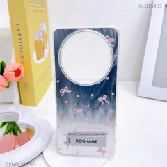 Ốp Reno 12F 5G vân ánh sóng giá đỡ