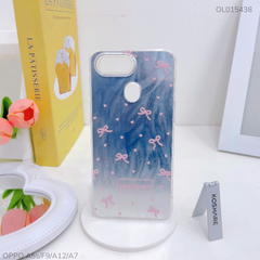 Ốp Oppo A5s/F9/A12/A7 vân ánh sóng giá đỡ