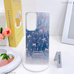 Ốp Oppo A58 4G vân ánh sóng giá đỡ