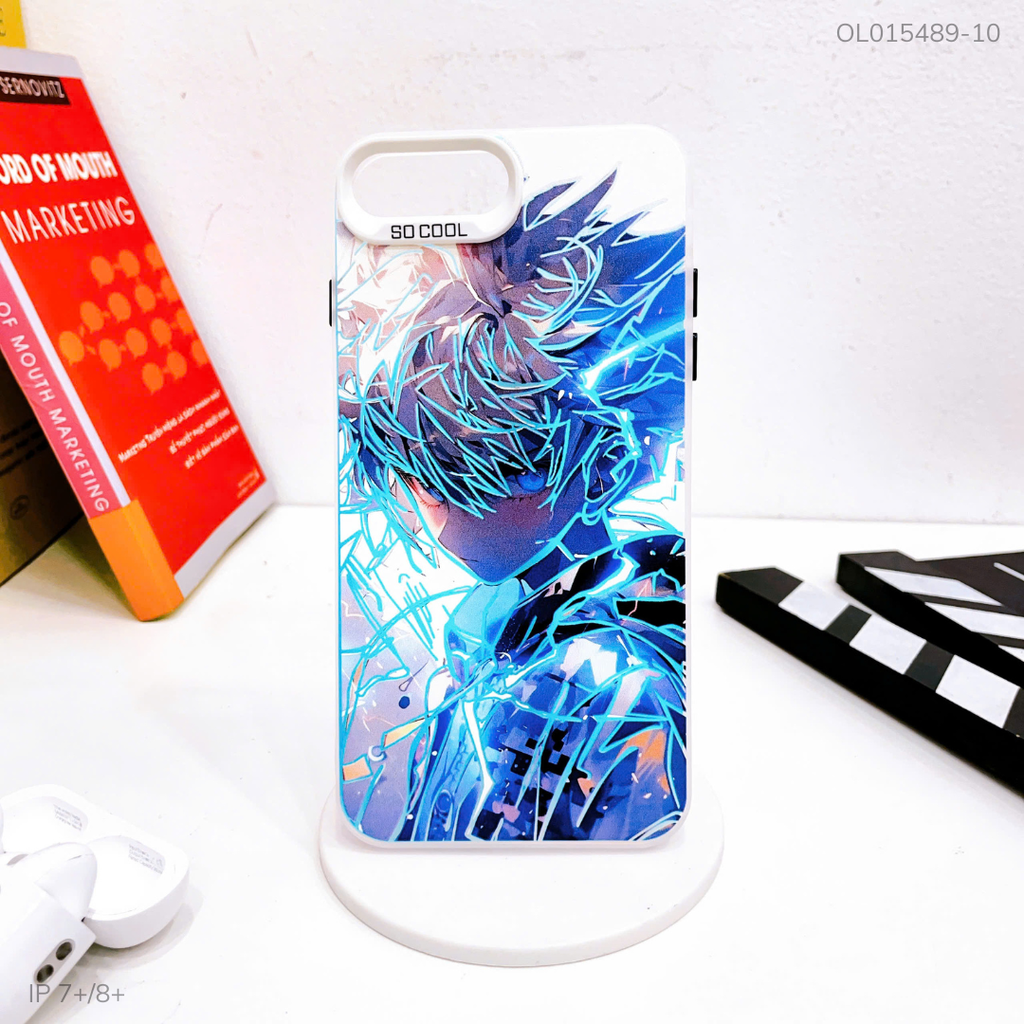 Ốp IP 7+/8+ tráng bạc in hình