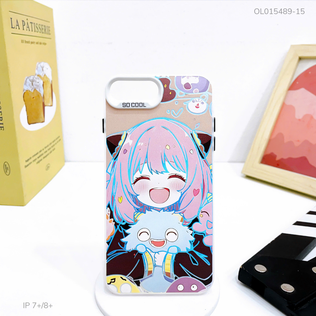 Ốp IP 7+/8+ tráng bạc in hình