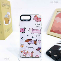 Ốp IP 7+/8+ tráng bạc in hình