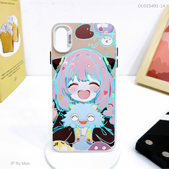 Ốp IP Xs Max tráng bạc in hình