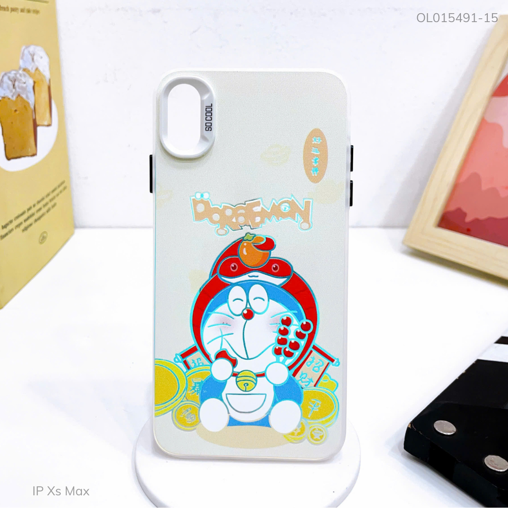 Ốp IP Xs Max tráng bạc in hình