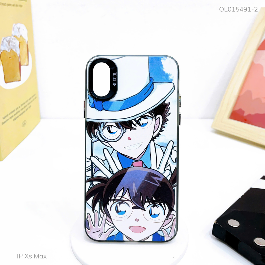 Ốp IP Xs Max tráng bạc in hình