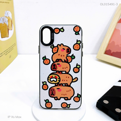 Ốp IP Xs Max tráng bạc in hình