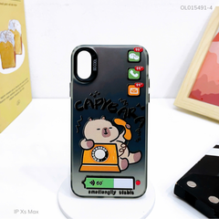 Ốp IP Xs Max tráng bạc in hình