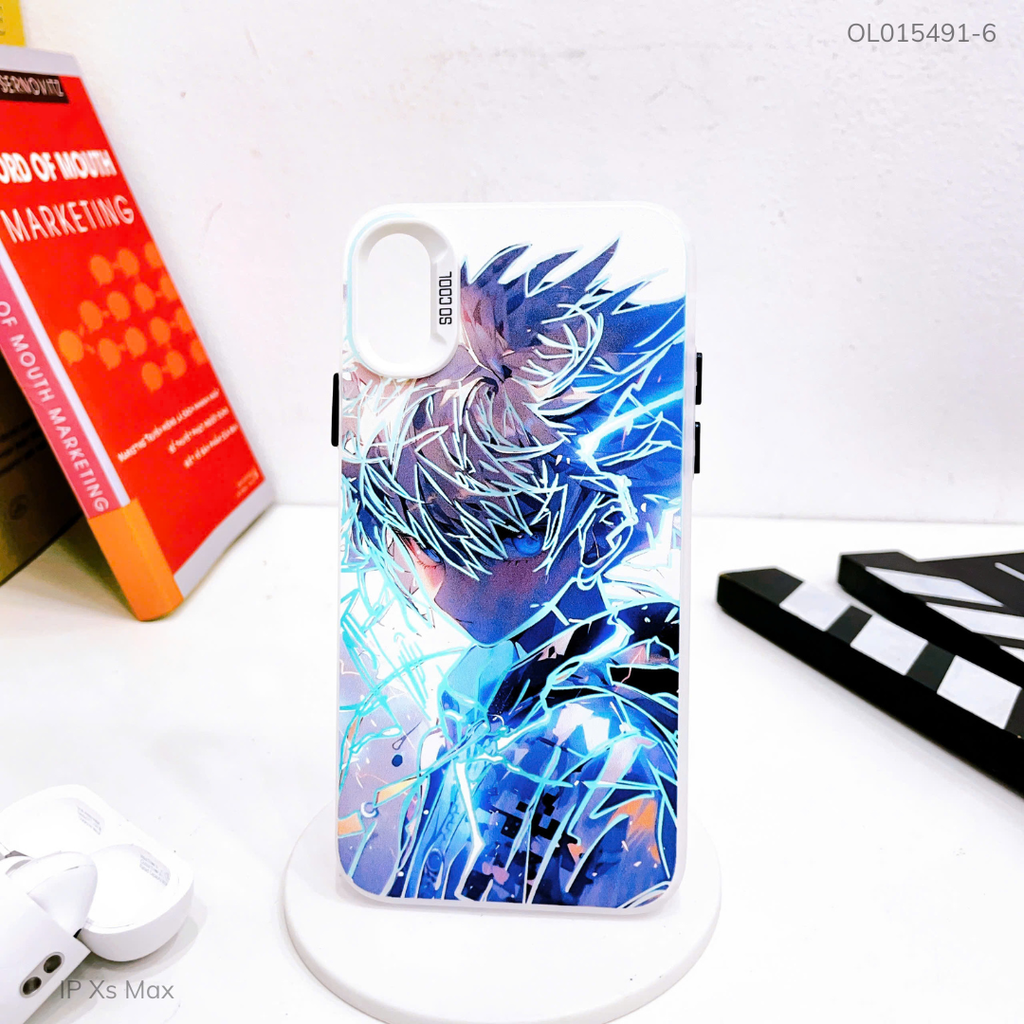 Ốp IP Xs Max tráng bạc in hình