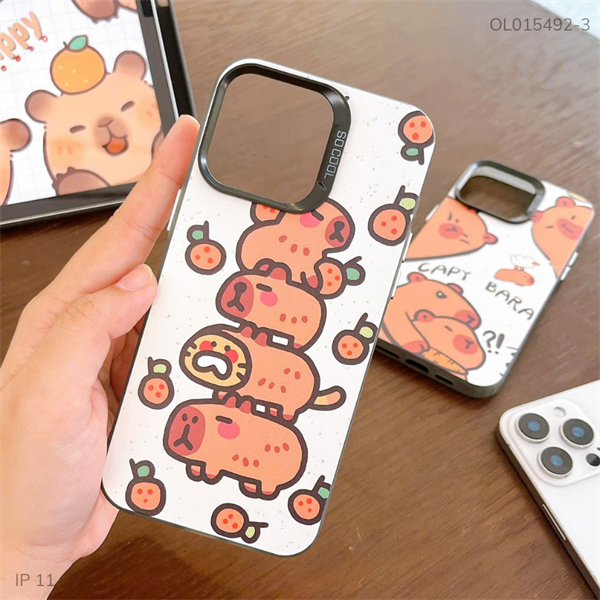 Ốp IP 11 6.1 tráng bạc in hình