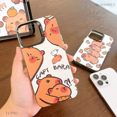 Ốp IP 11 Pro tráng bạc in hình