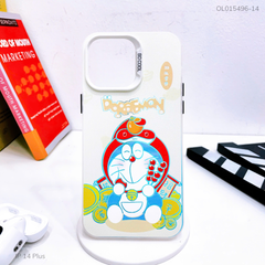 Ốp IP 13 Pro Max nhám bạc in hình