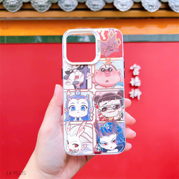 Ốp IP 13 Pro Max nhám bạc in hình
