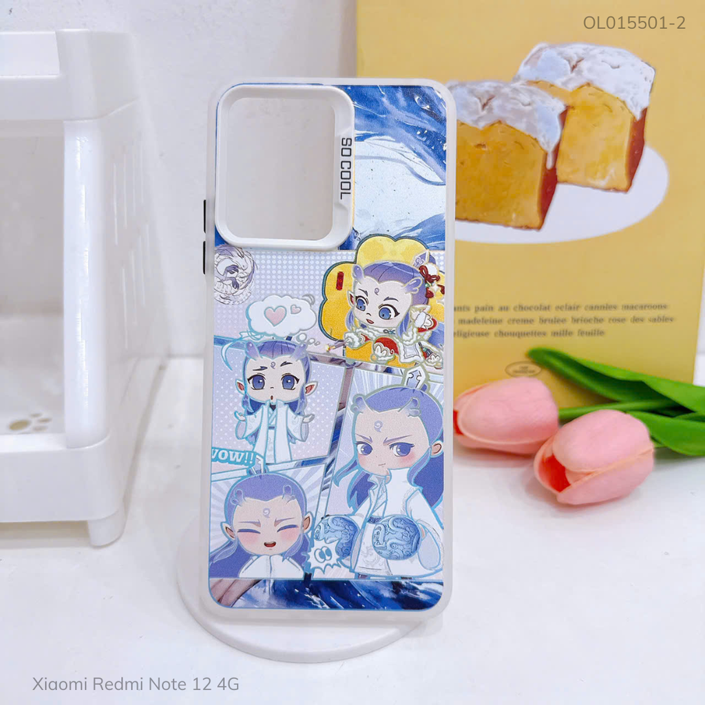 Ốp Xiaomi Redmi Note 12 4G tráng bạc in hình