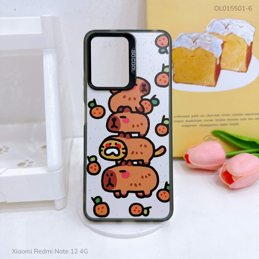 Ốp Xiaomi Redmi Note 12 4G tráng bạc in hình