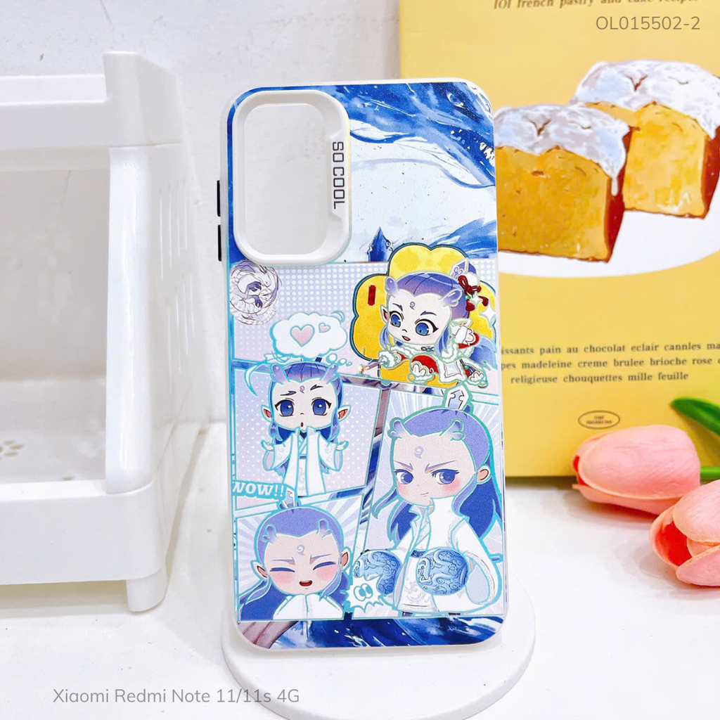 Ốp Xiaomi Redmi Note 11/11s 4G tráng bạc in hình