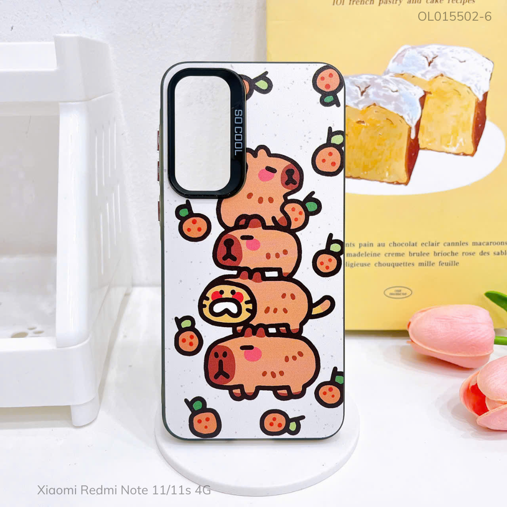 Ốp Xiaomi Redmi Note 11/11s 4G tráng bạc in hình