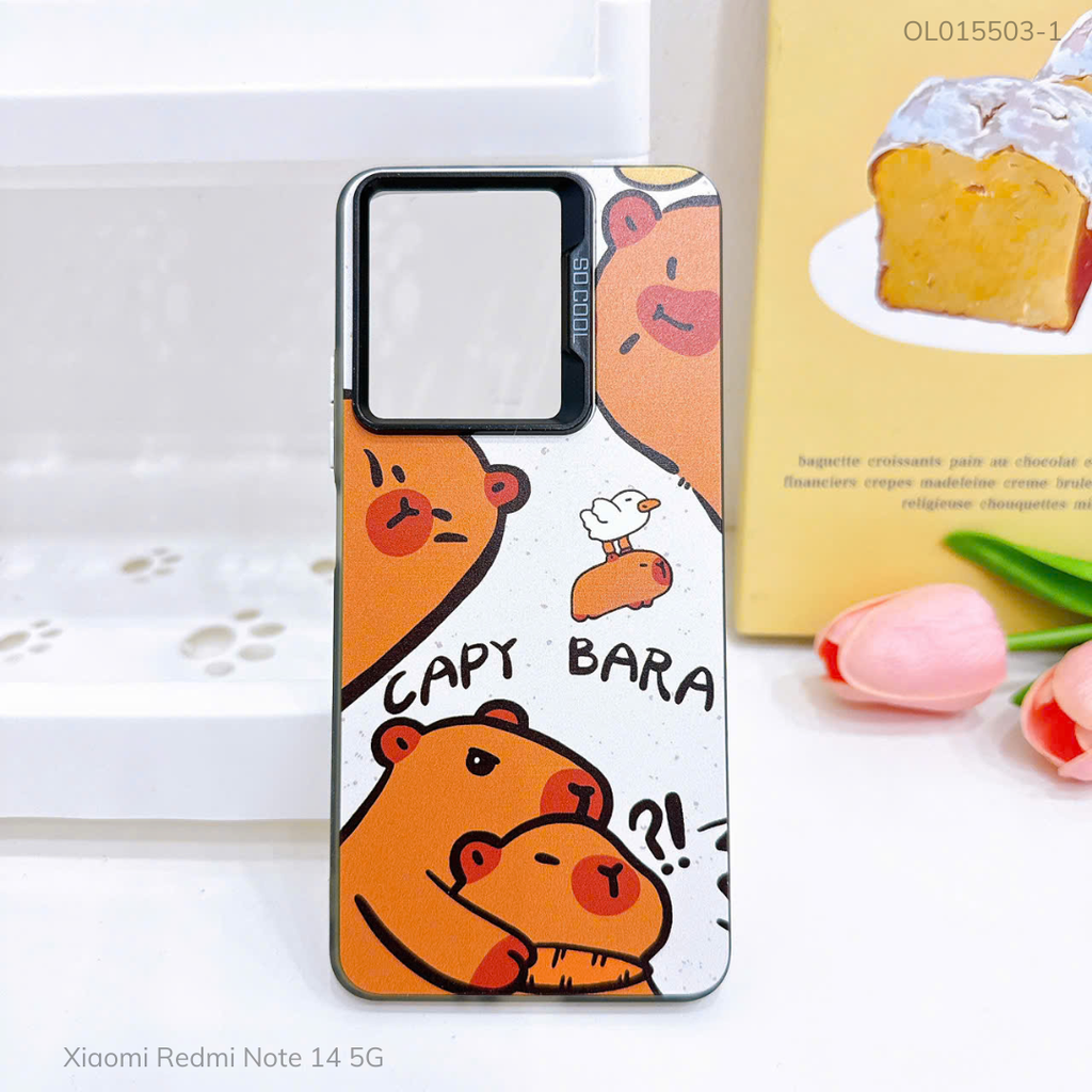 Ốp Xiaomi Redmi Note 14 5G tráng bạc in hình