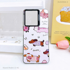 Ốp Xiaomi Redmi 13 4G tráng bạc in hình